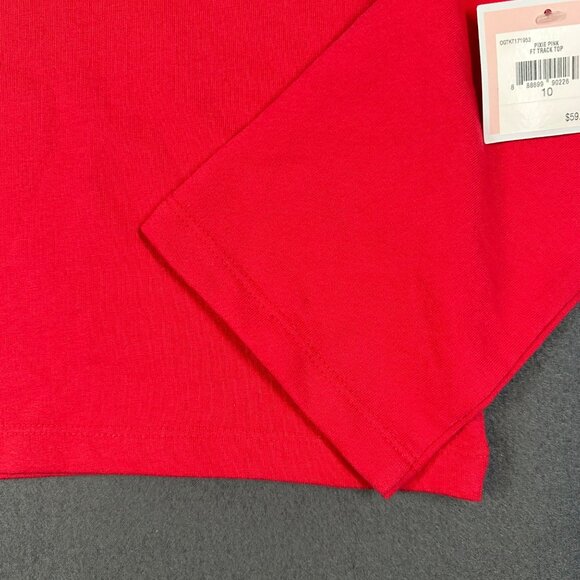 Juicy Couture Girls 10 Long Sleeve Logo Oversized‎ Cropped Pullover Shirt NWT - Picture 8 of 10